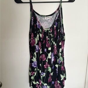 Black Floral Camisole